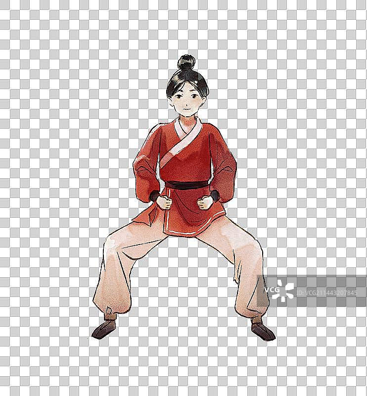 三伏天养生之八段锦-元素2图片素材