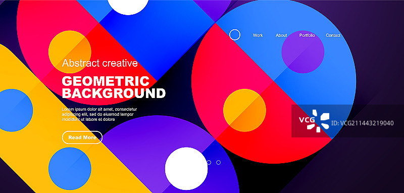 简单的圆圈和圆形元素图案图片素材