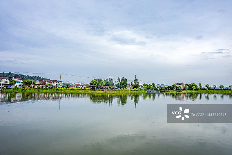 合肥市庐江县金牛镇新农村建设图片素材