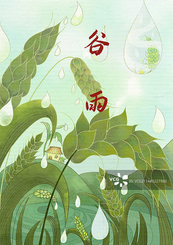 二十四节气 谷雨图片素材
