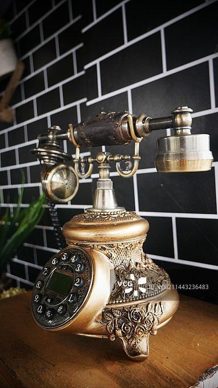 转盘拨号电话电话机图片素材