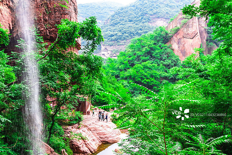 洛阳，龙潭大峡谷，洛阳美景图片素材