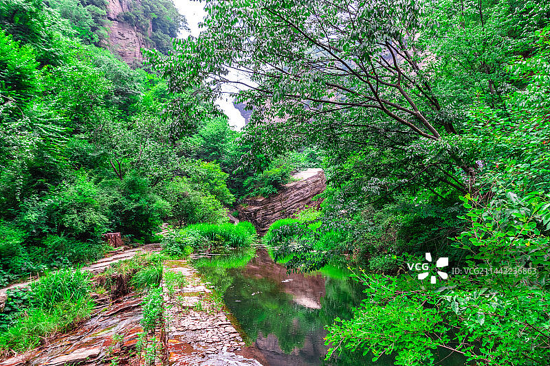 洛阳，龙潭大峡谷，洛阳美景图片素材