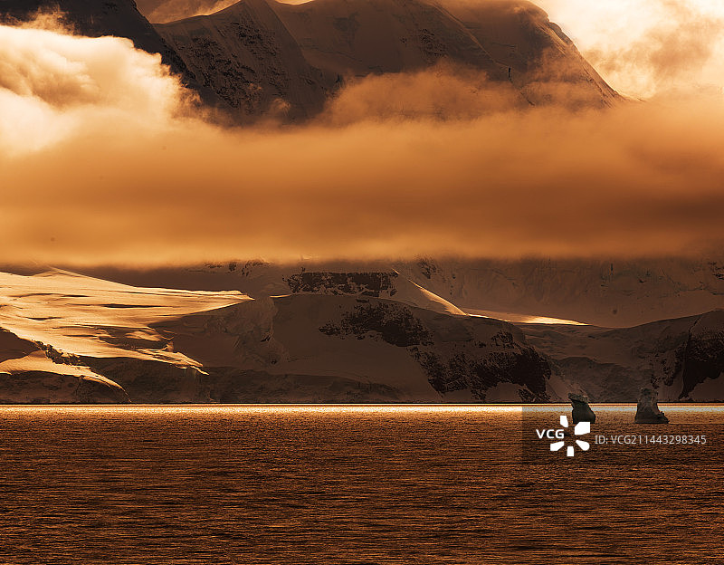 南极光图片素材