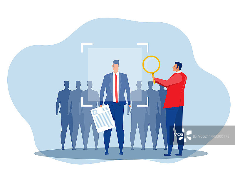 人力资源猎头人才选拔图片素材