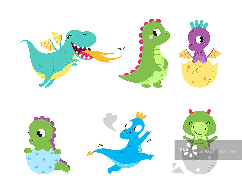 喷火的飞龙宝宝图片素材