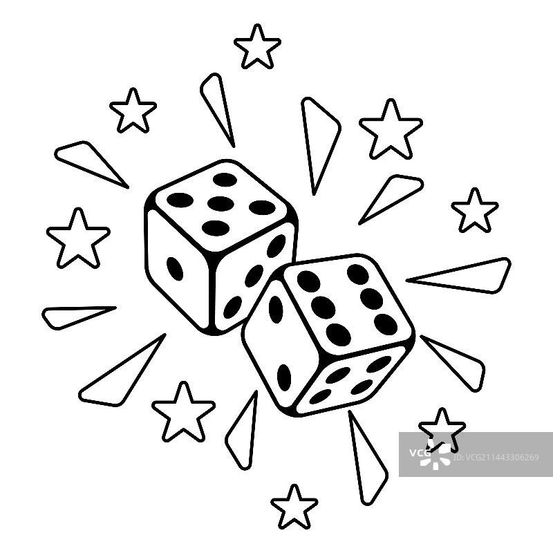 掷骰子游戏图像图片素材