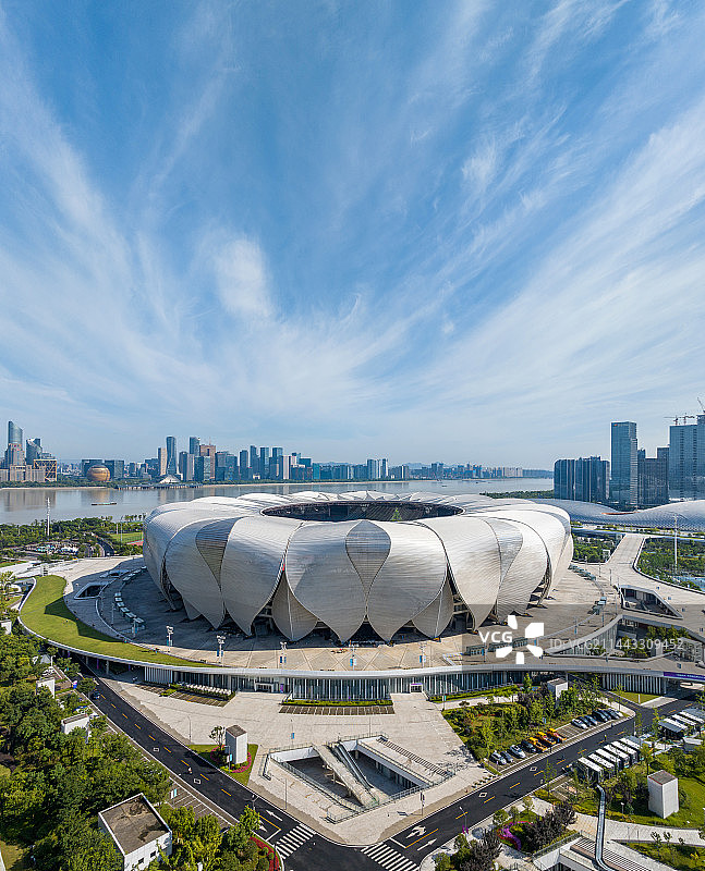杭州奥体中心体育馆图片素材