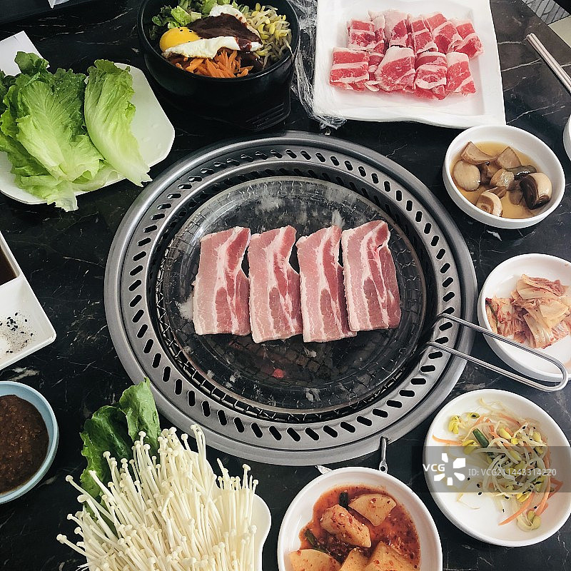 韩式烧烤图片素材