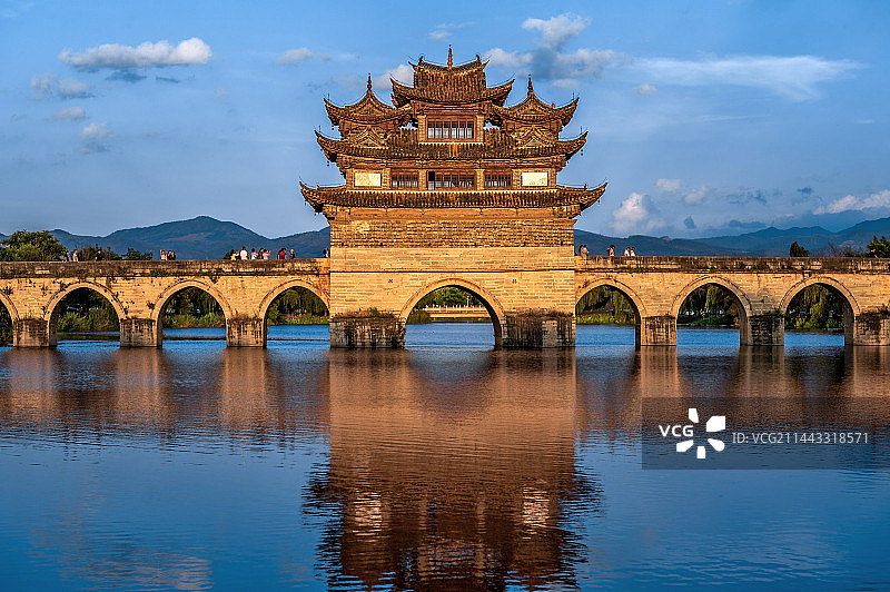 建水双龙桥图片素材