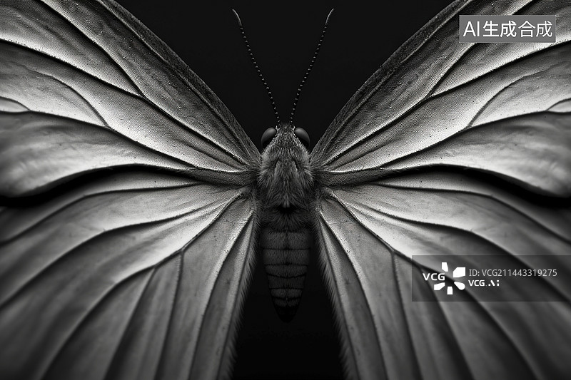 【AI数字艺术】蝴蝶翅膀的纹理图片素材