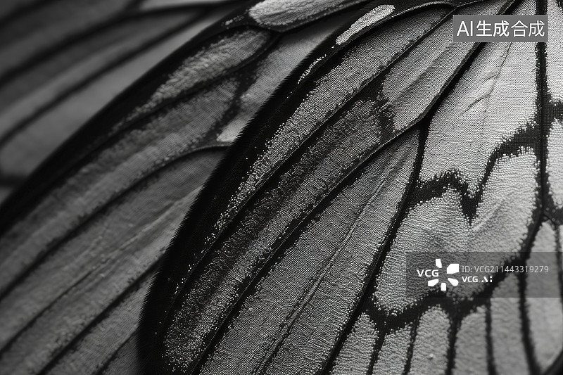 【AI数字艺术】蝴蝶翅膀的纹理图片素材