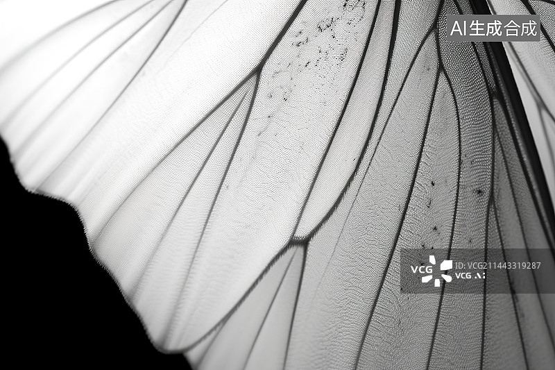 【AI数字艺术】蝴蝶翅膀的纹理图片素材