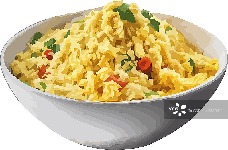 健康的素食烩饭图片素材