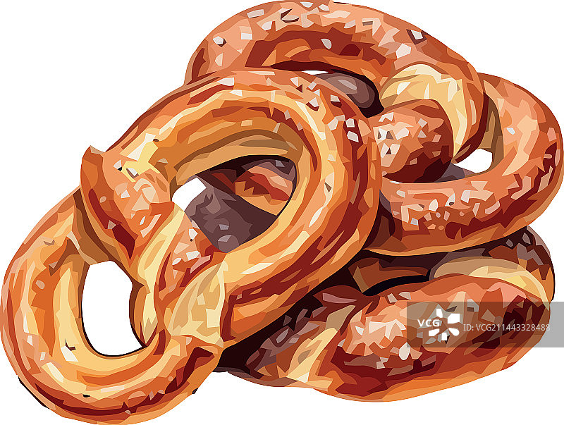 酥脆的椒盐卷饼小吃图片素材