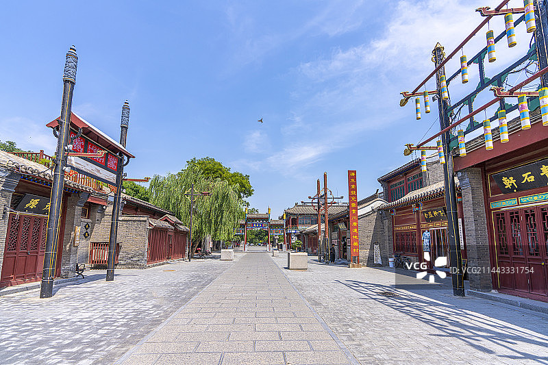 正定荣国府宁荣街牌楼图片素材