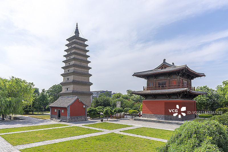 正定开元寺图片素材