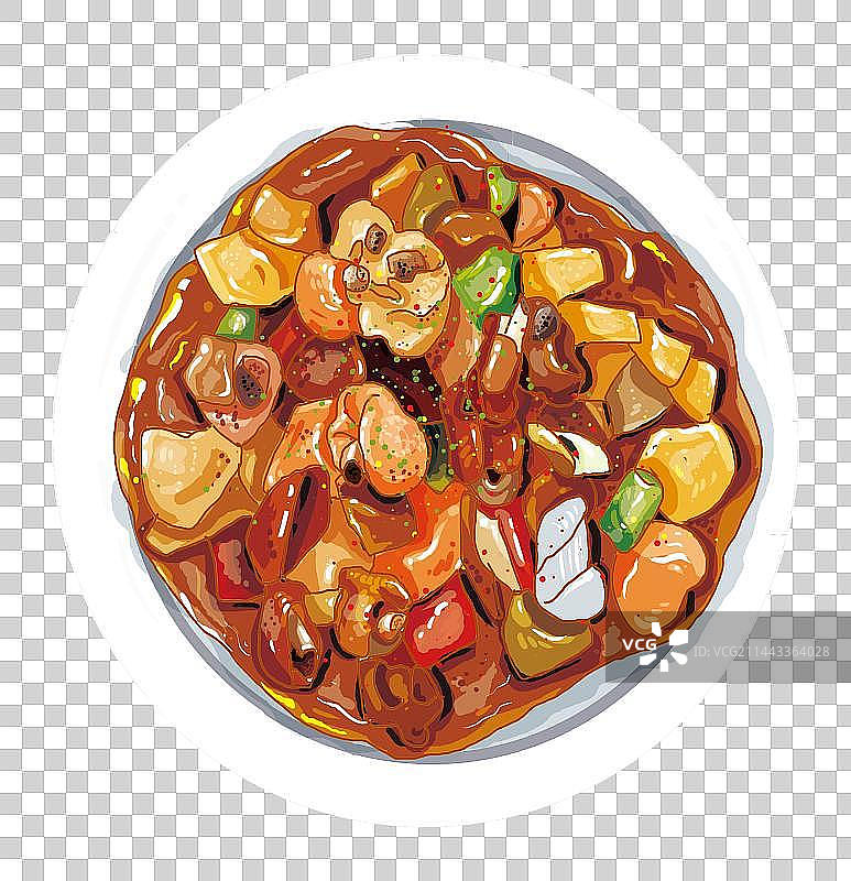 新疆大盘鸡图片素材