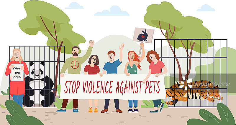 制止宠物暴力组合图片素材