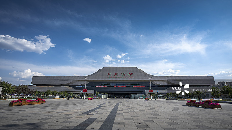 兰州高铁站 兰州西站图片素材