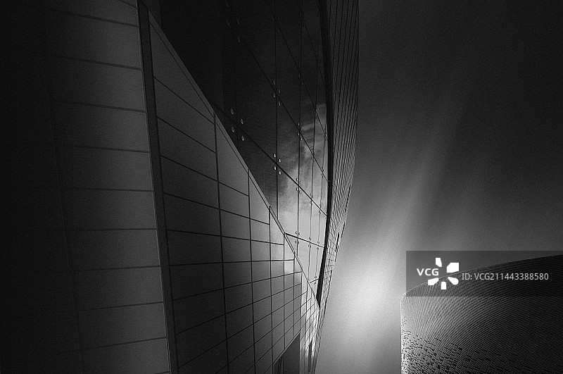 黑白明度建筑（福州海峡艺术中心）图片素材