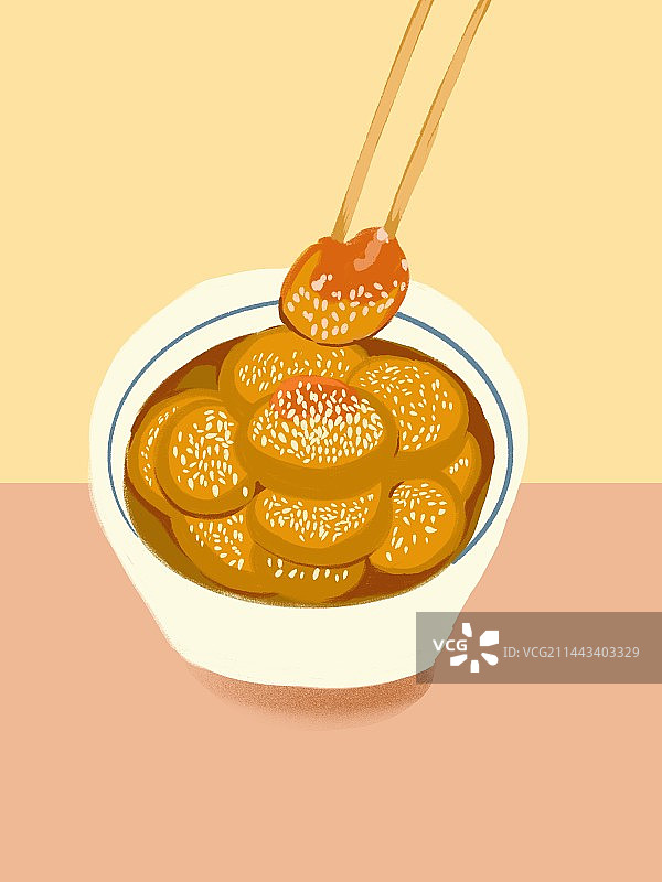 糖油粑粑图片素材