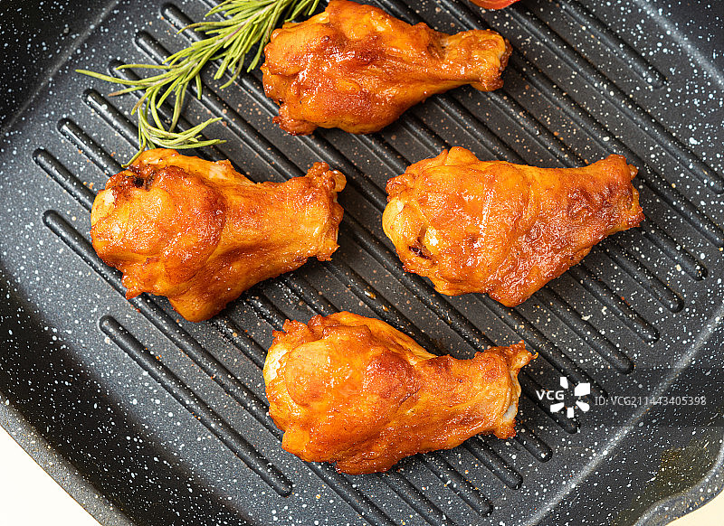 奥尔良烤鸡翅根图片素材