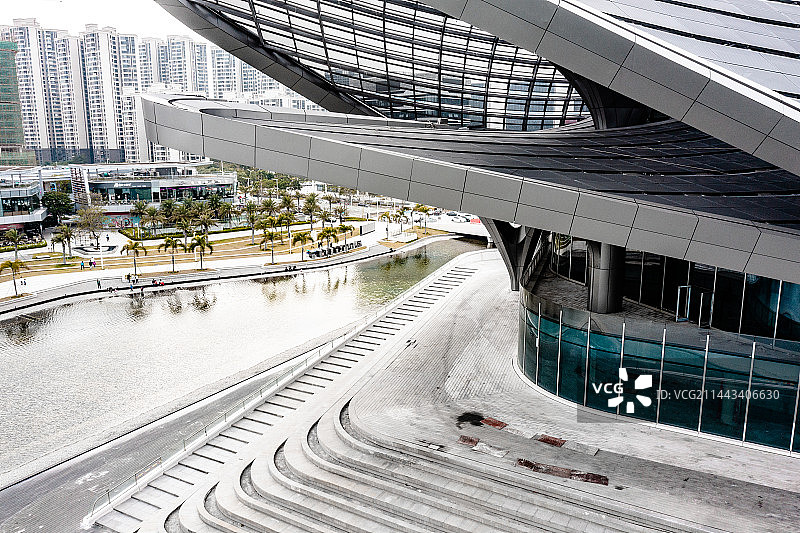 中国广东省珠海金湾市民艺术中心图片素材