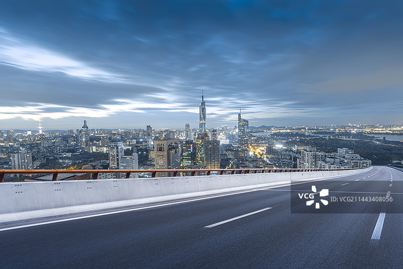 江苏南京城市道路图片素材