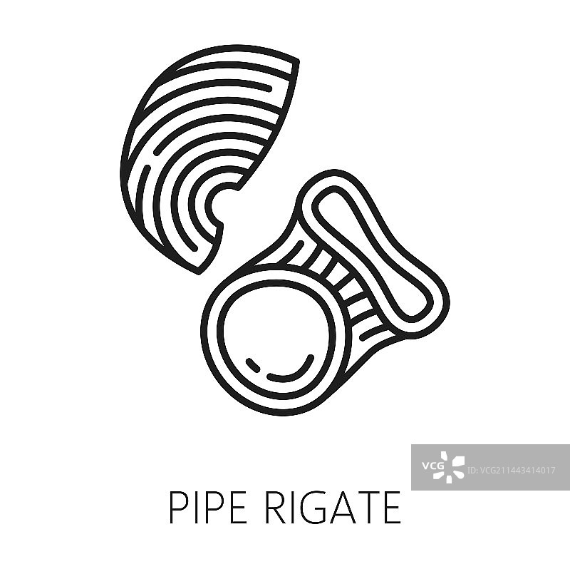 意大利螺旋生面轮廓图片素材