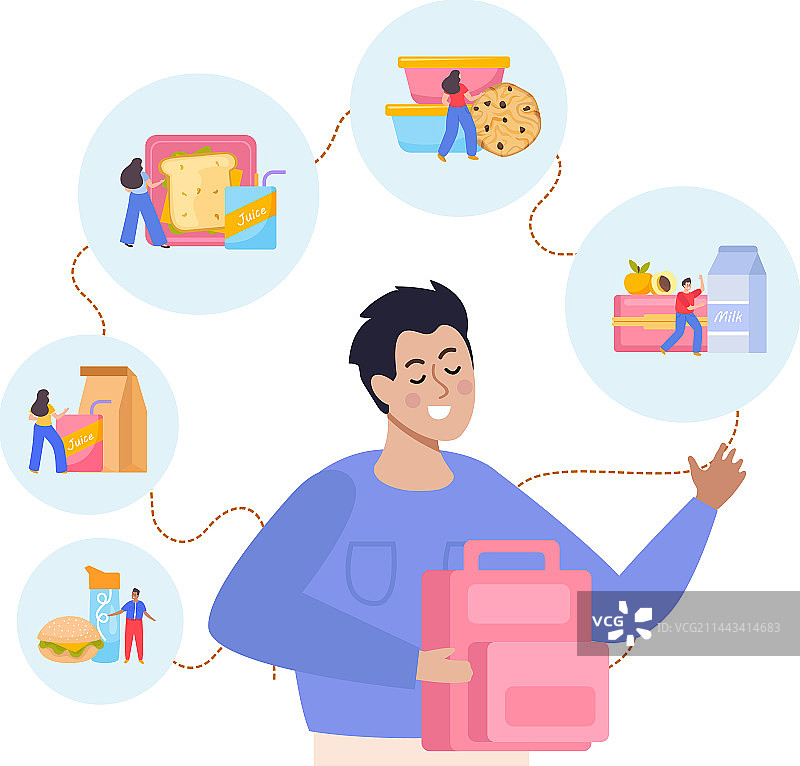 饭盒男人背景图片素材