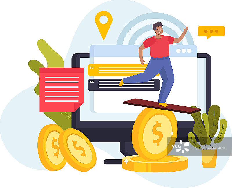 金融不稳定图标背景图片素材