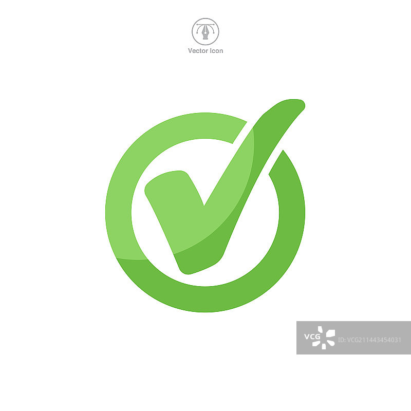 勾号图标符号模板，用于图形图片素材