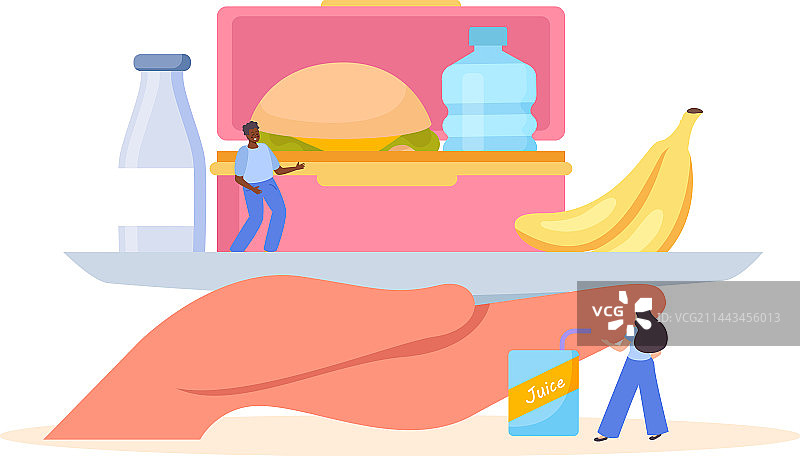 午餐盒托盘背景图片素材