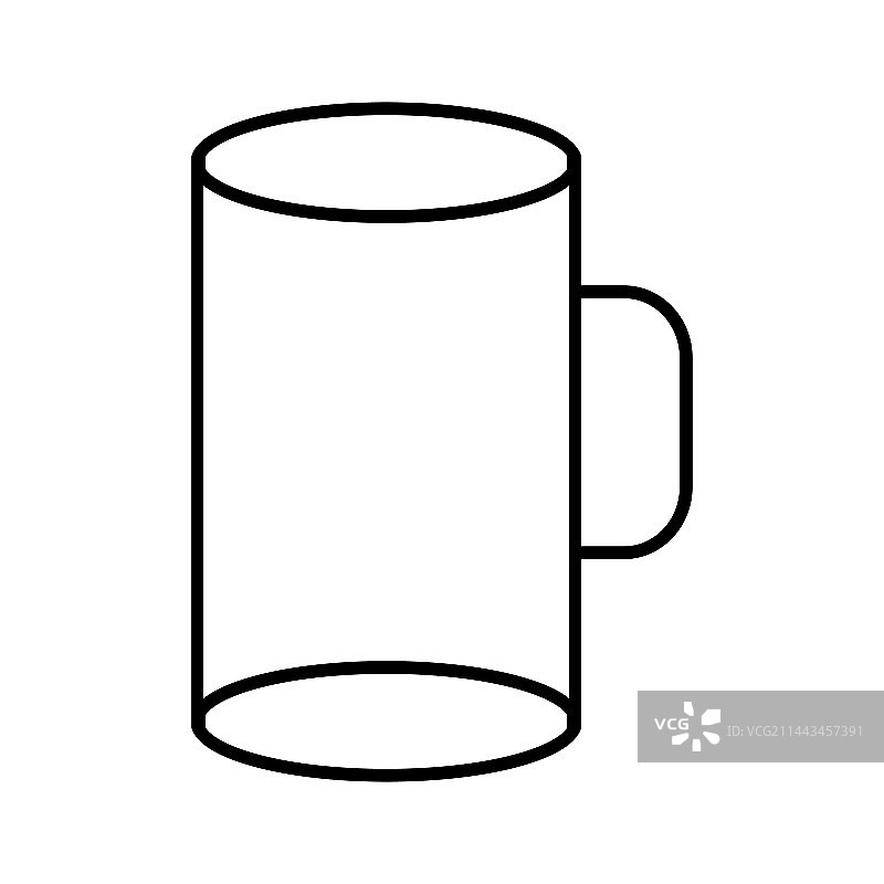 玻璃杯咖啡杯冰块图标图片素材