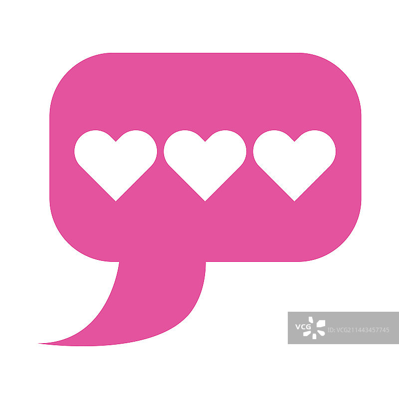 情人节图标和爱心图标图片素材
