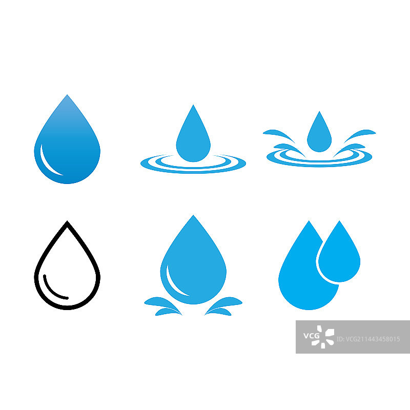 水滴图标图片素材