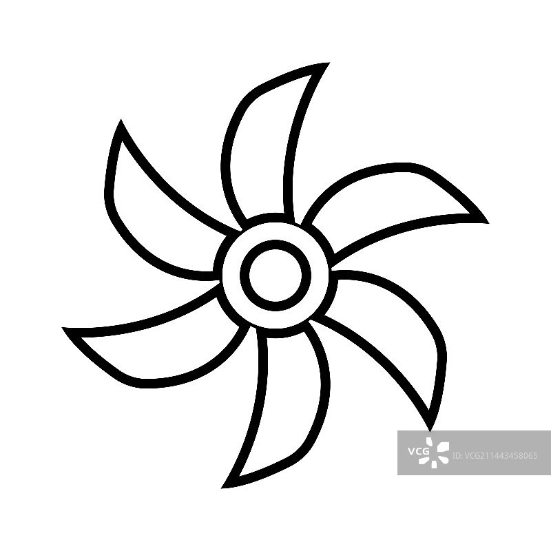 风扇图标图片素材