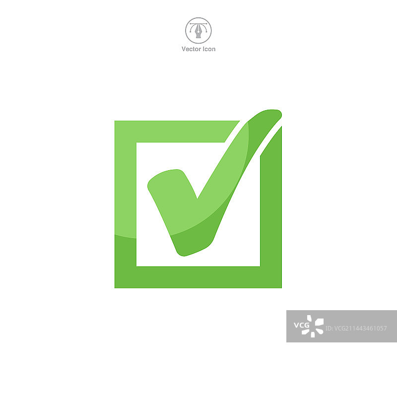 复选框图标符号模板图片素材