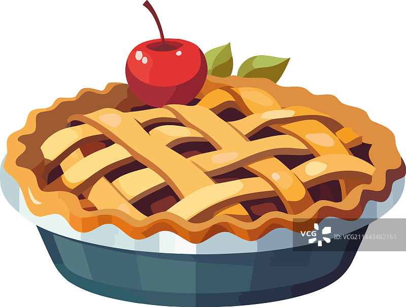 自制苹果派甜点图片素材