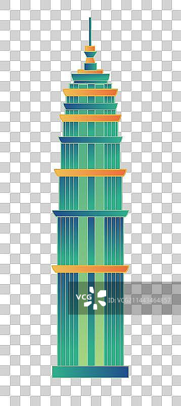 上海金茂大厦中国风城市复古打卡地标旅游建筑图片素材
