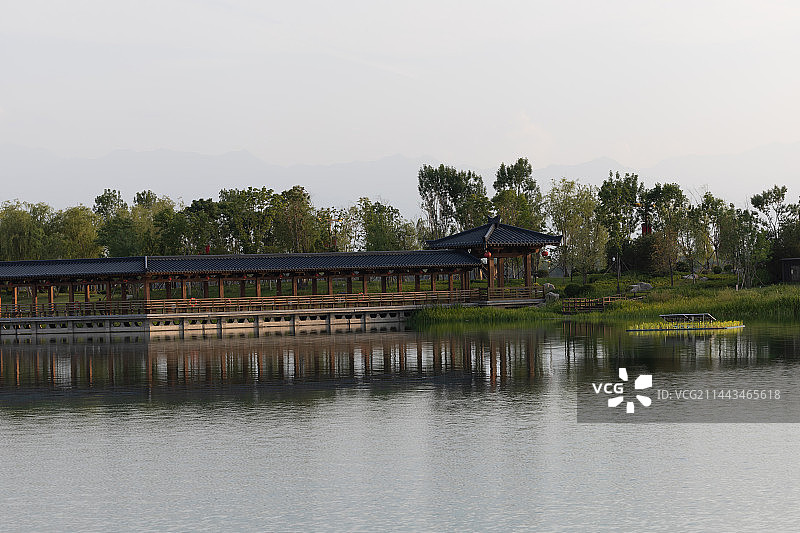 西安昆明池七夕公园图片素材