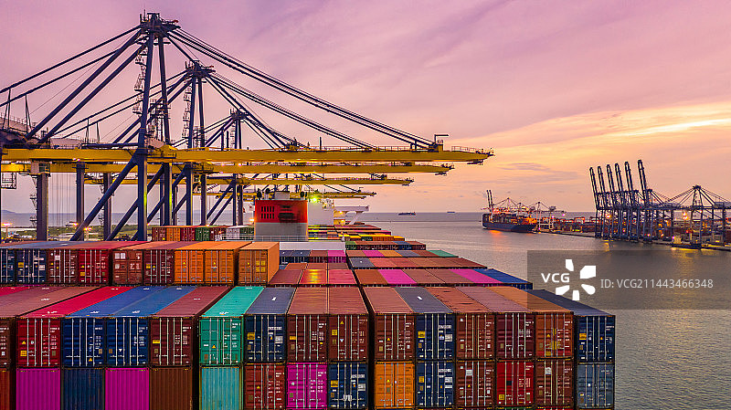 商用码头货运图片素材