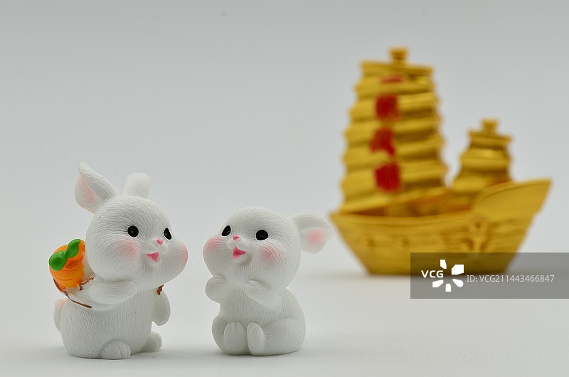 兔年一帆风顺图片素材