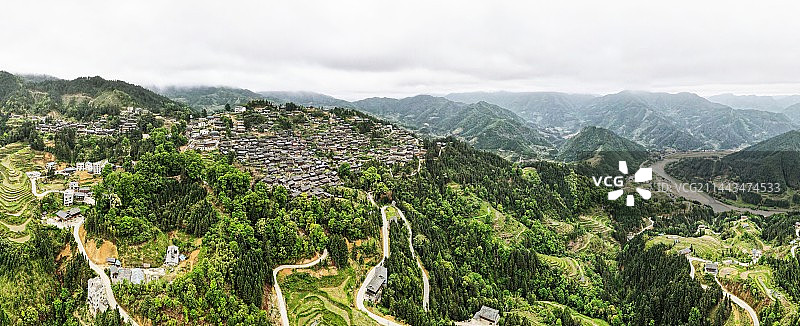 贵州榕江摆贝苗寨图片素材