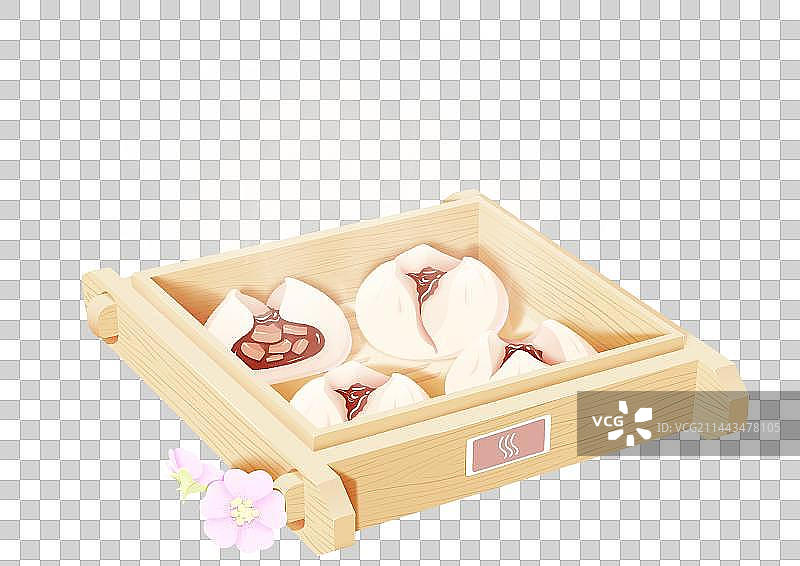 广式早茶系列之叉烧包图片素材