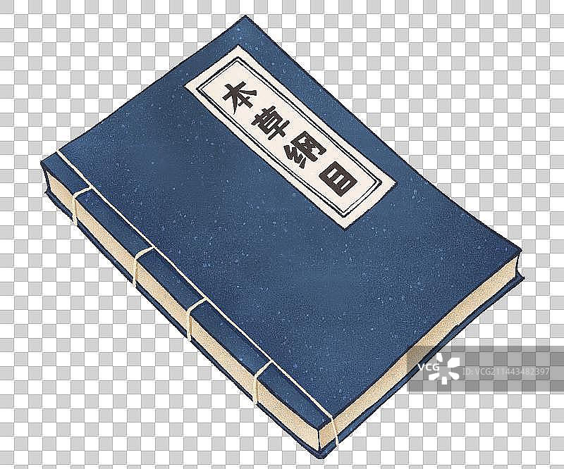 中药书籍本草纲目元素图片素材