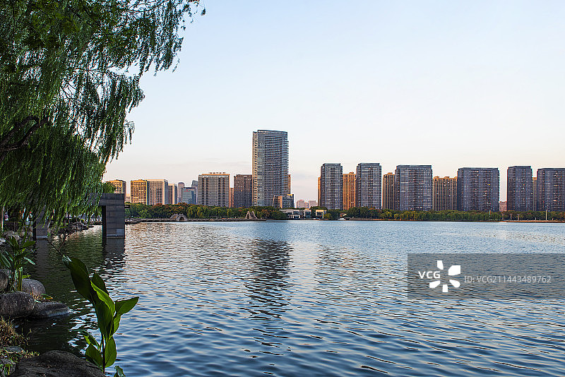 绍兴瓜渚湖风景图片素材