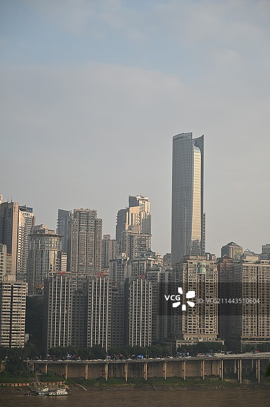 日落时分的城市风光（重庆）图片素材