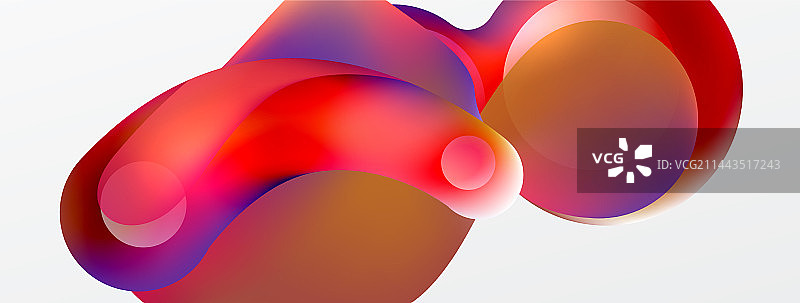 流体抽象背景圆形和圆形图片素材